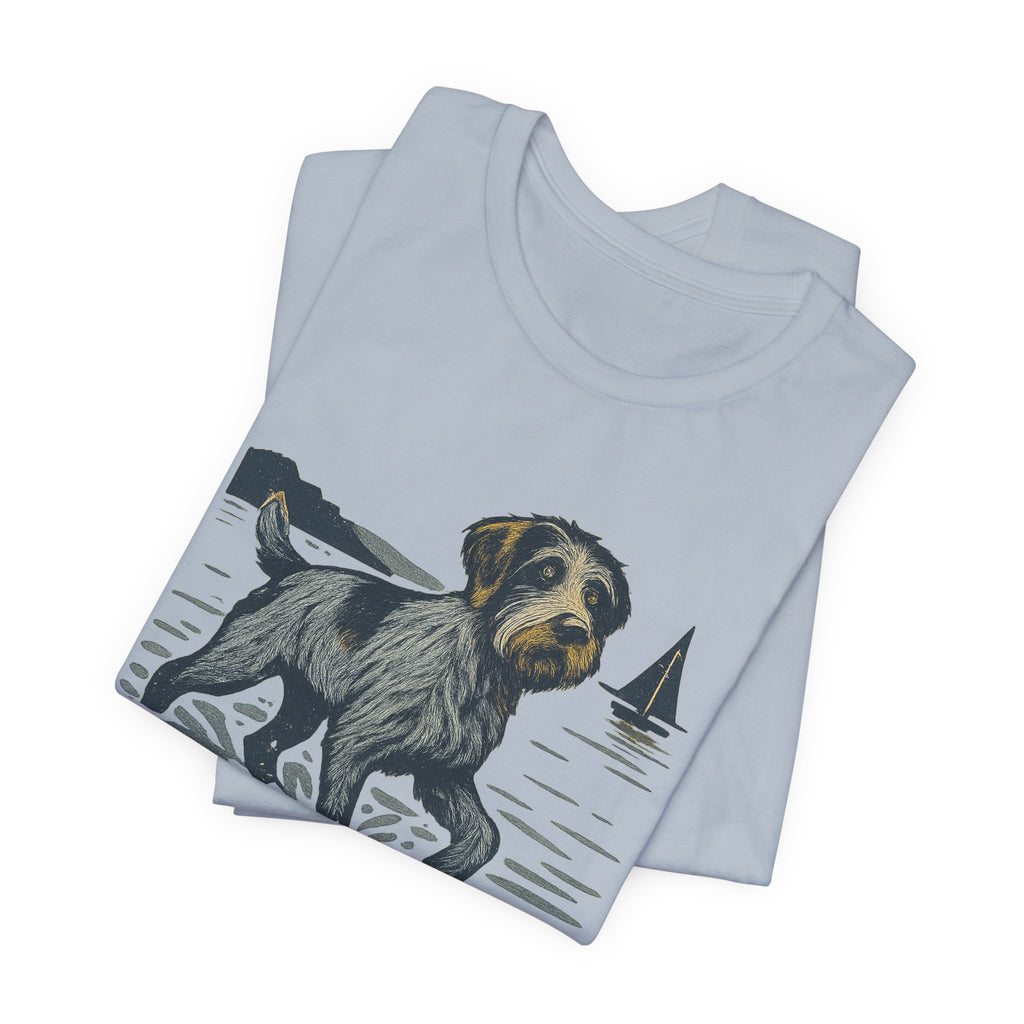 Wirehaired Pointing Griffon Lake Patrol Volunteer Tee