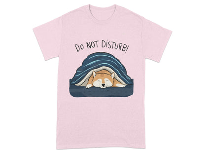 Do Not Disturb Sleeping Dog Graphic Shirt product