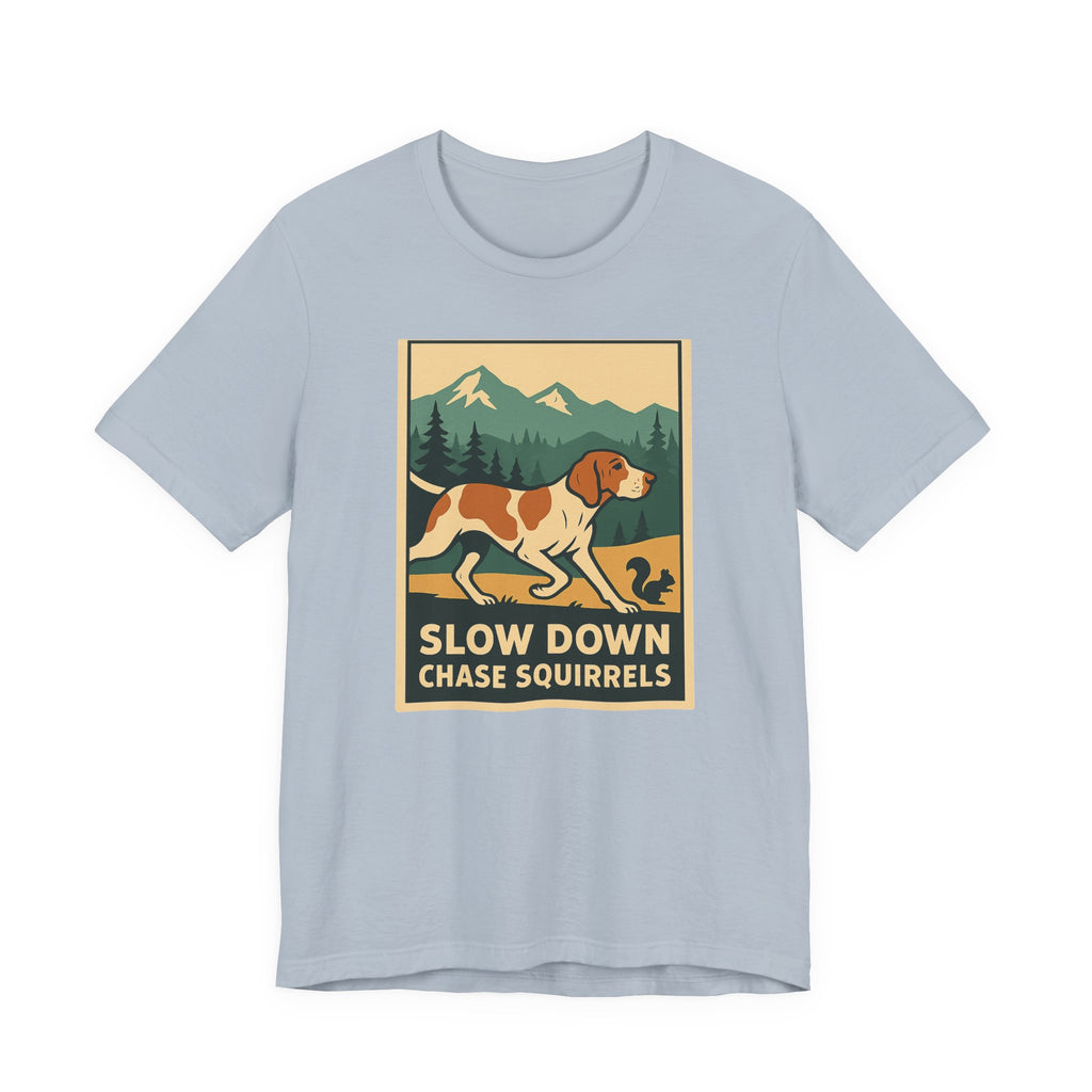 Bracco Italiano Chase Squirrels Tee