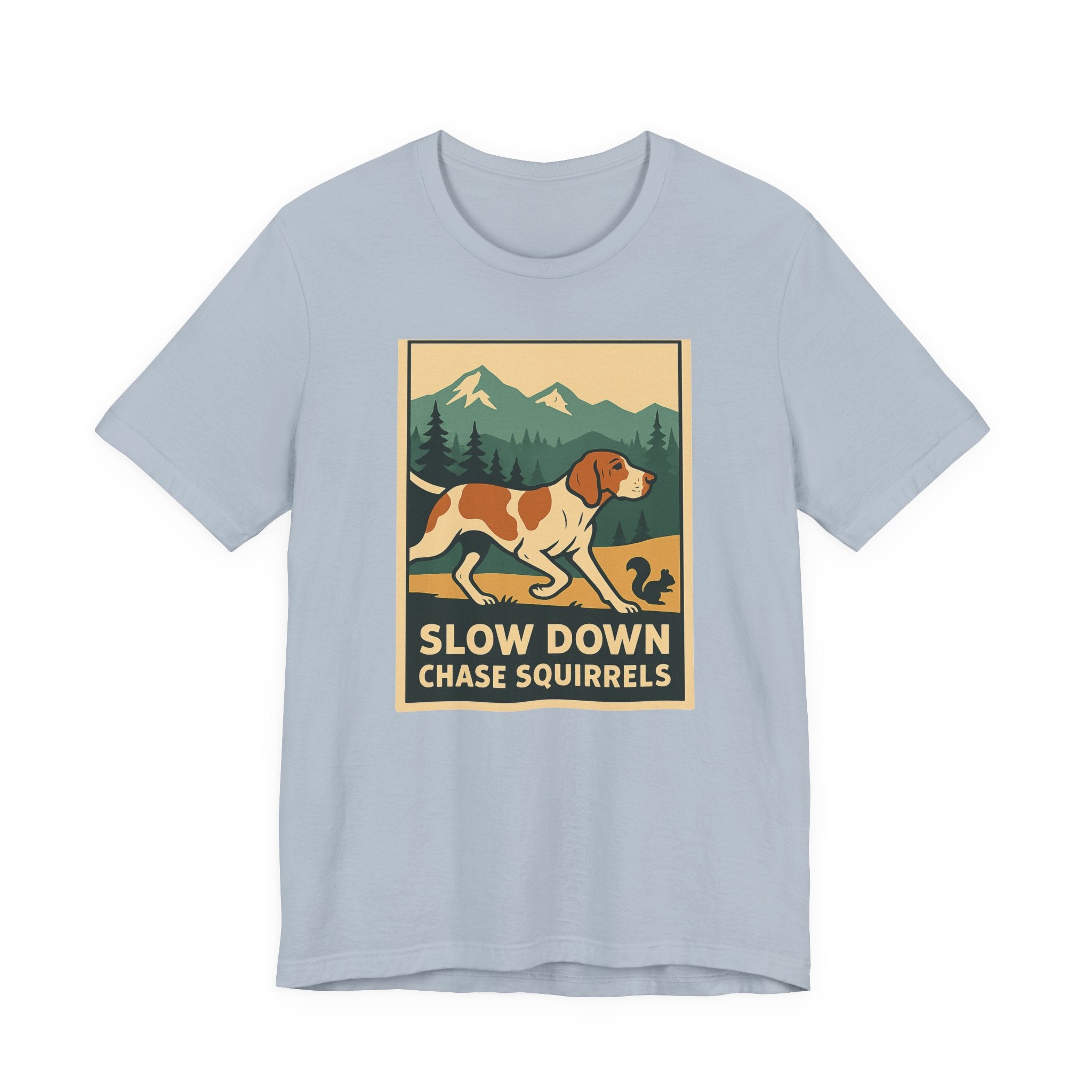 Bracco Italiano Chase Squirrels Tee