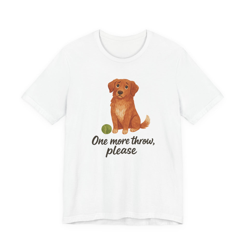 Nova Scotia Duck Tolling Retriever One More Throw Please Tee