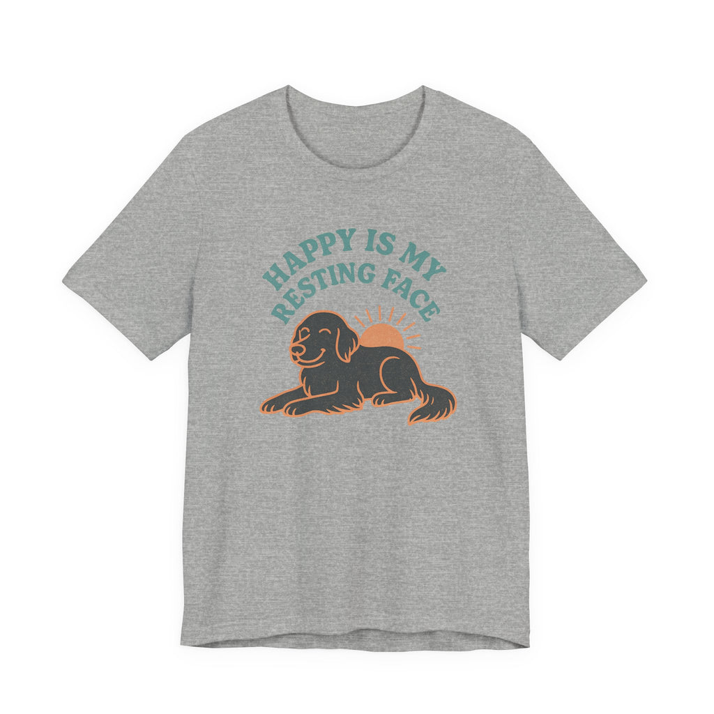 Flat-Coat Happy Is My Resting Face Tee