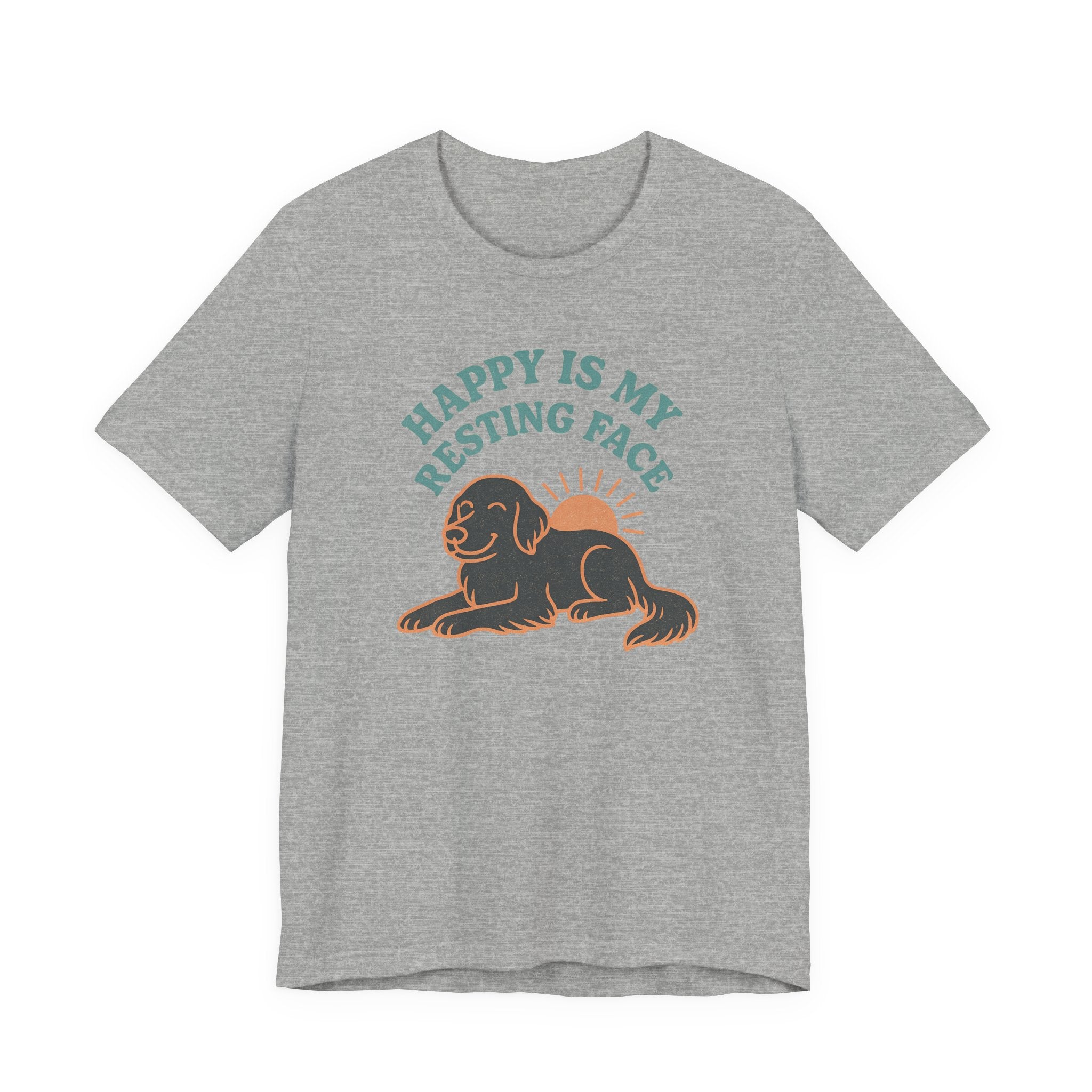 Flat-Coat Happy Is My Resting Face Tee