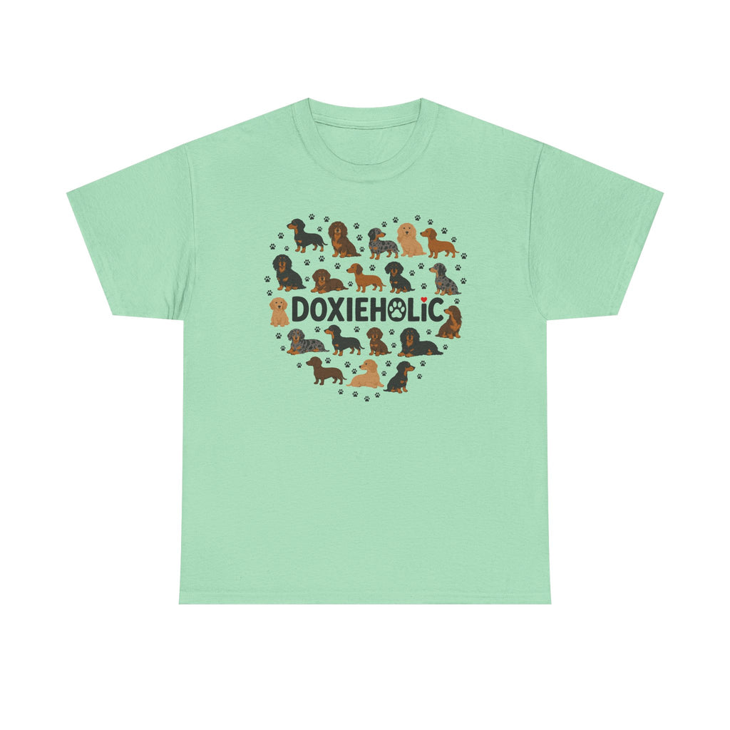 Doxieholic Heart Dachshund T-Shirt