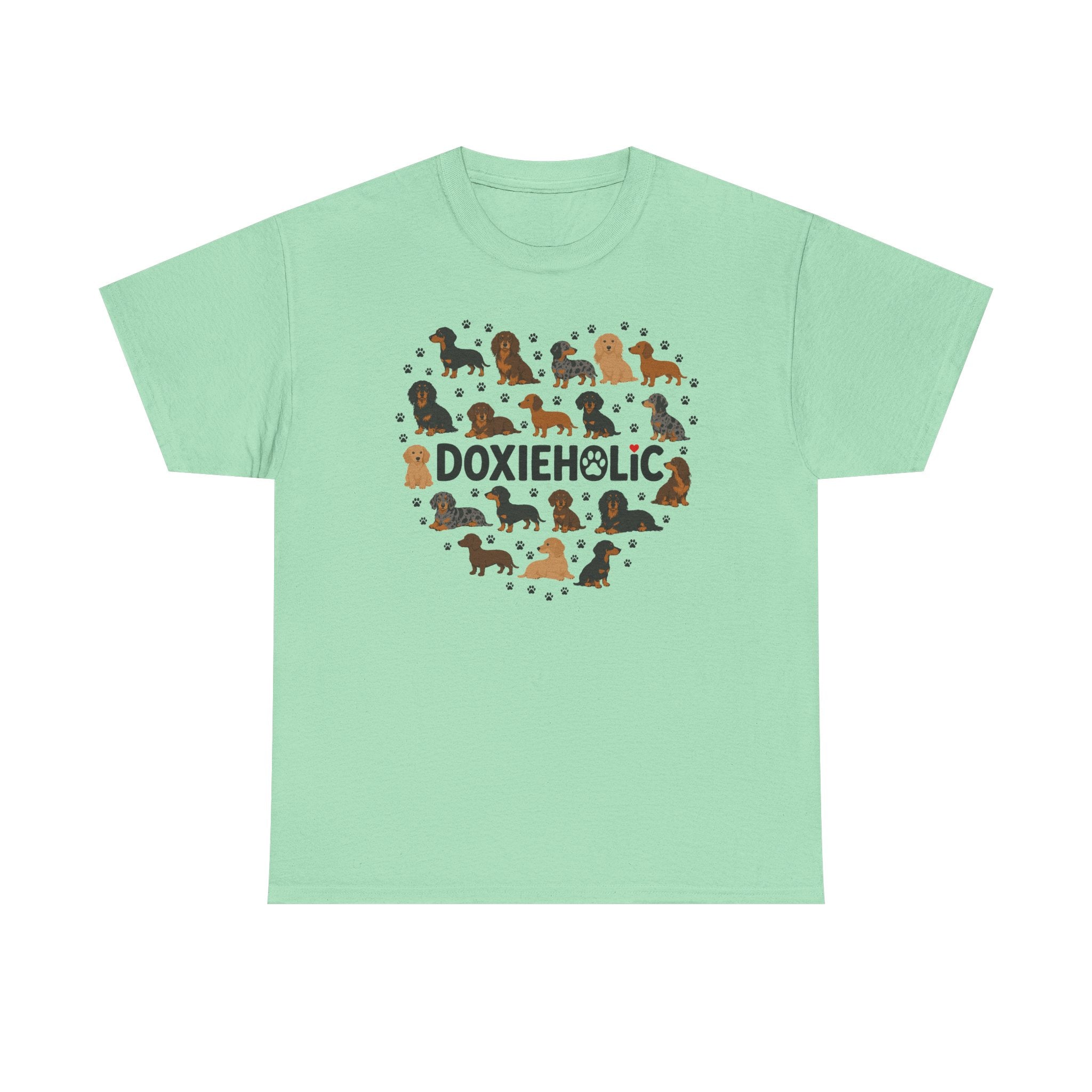 Doxieholic Heart Dachshund T-Shirt
