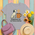 Powered by Setter & Coffee Tee in Athletic Heather