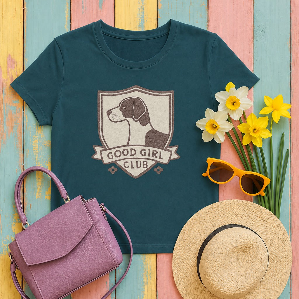 pointer good-girl-club tee flat lay hero