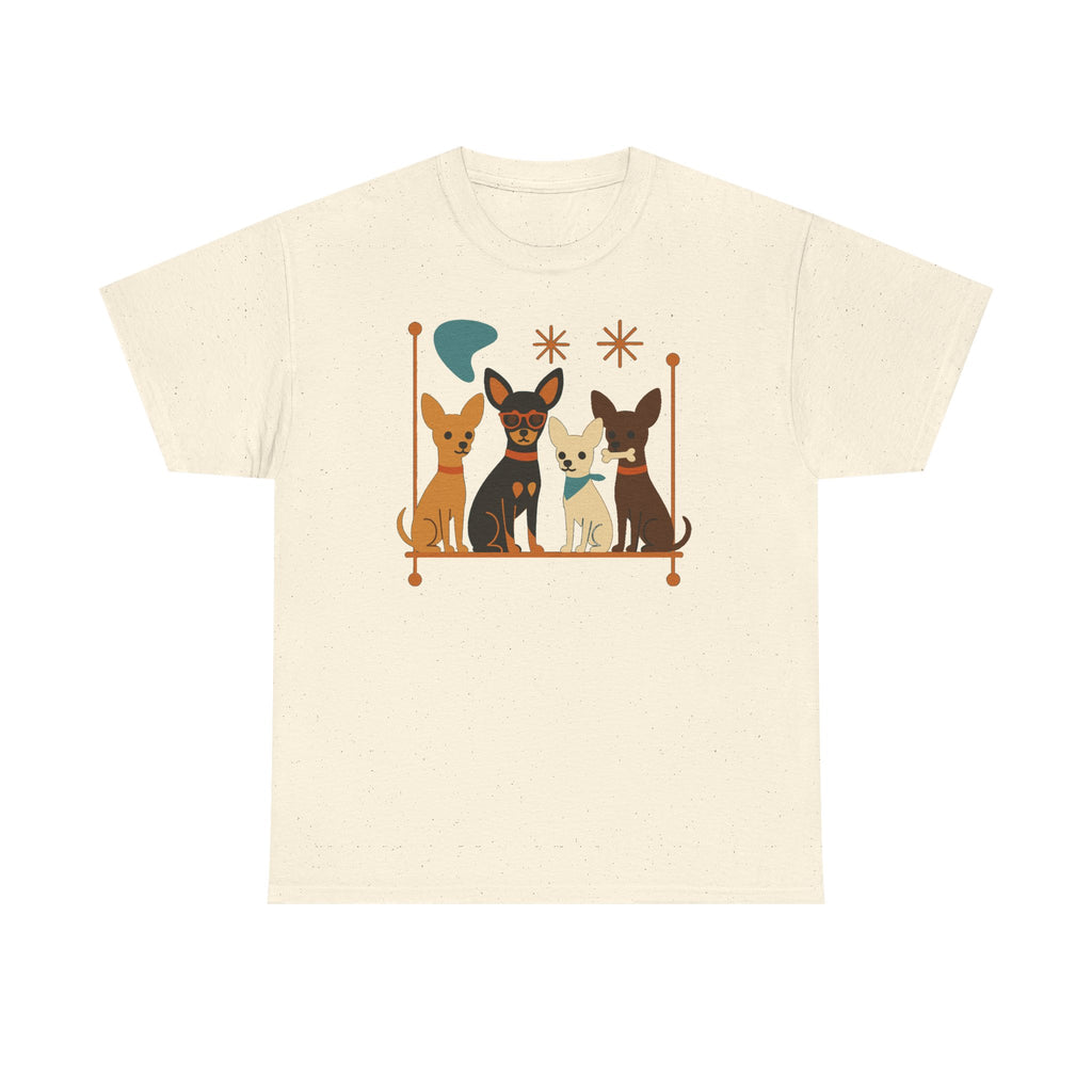 Mid-Century Chihuahua Crew T-Shirt