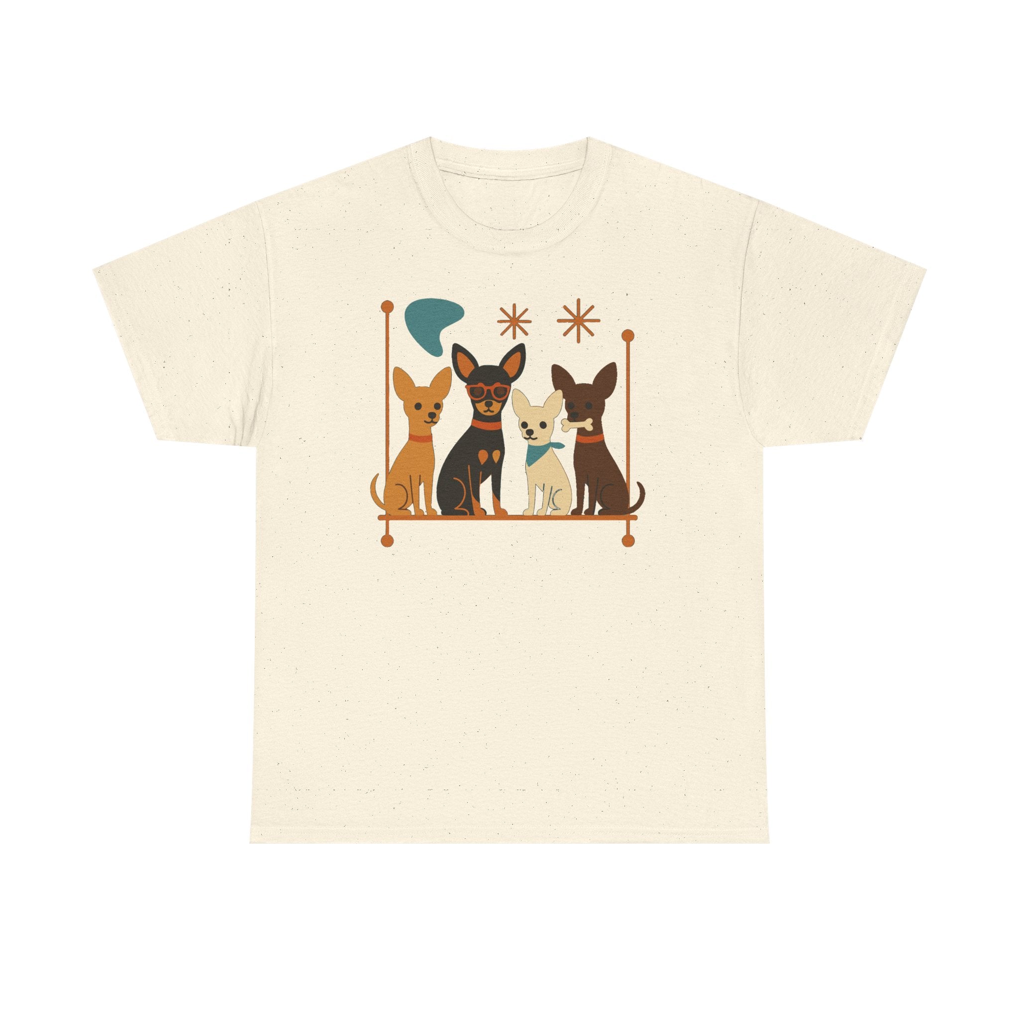 Mid-Century Chihuahua Crew T-Shirt