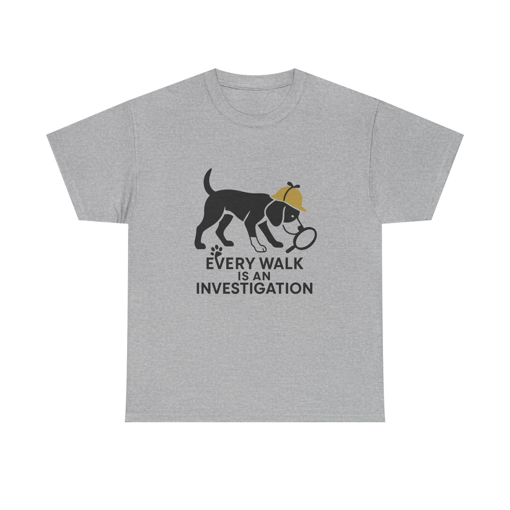 Every Walk Is An Investigation Beagle Artwork T-Shirt