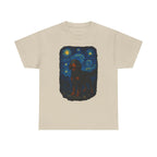Gordon Setter With Starry Night Van Gogh Style Artwork T-Shirt