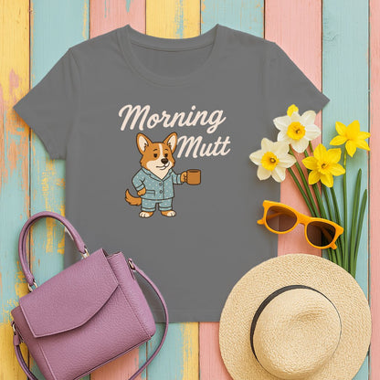 Morning Mutt Graphic Tee Casual Novelty Shirt product