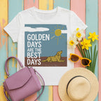 migbackfill golden-days-retriever-t-shirt tee flat lay hero v8