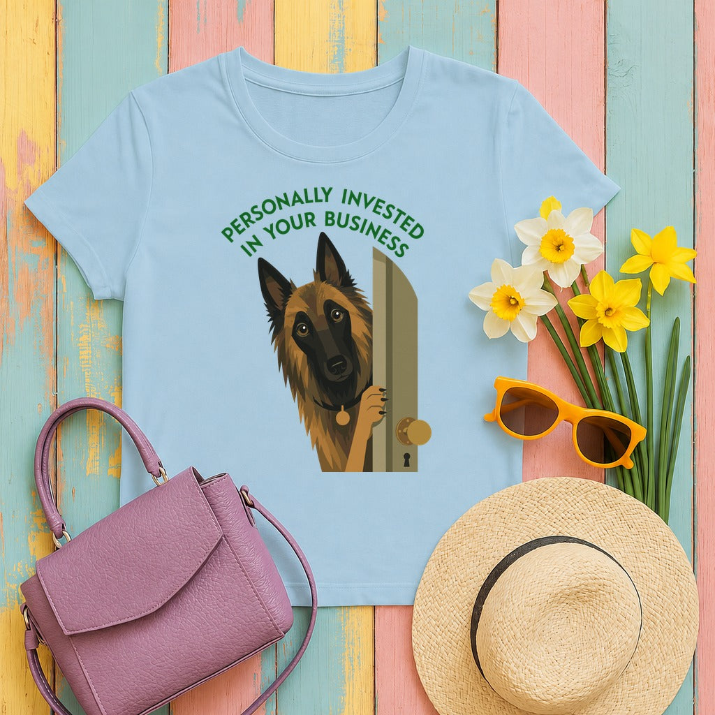 Personally Invested Belgian Tervuren T-Shirt in Light Blue