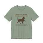Irish Water Spaniel Ordinary Things Extraordinary Ways Tee