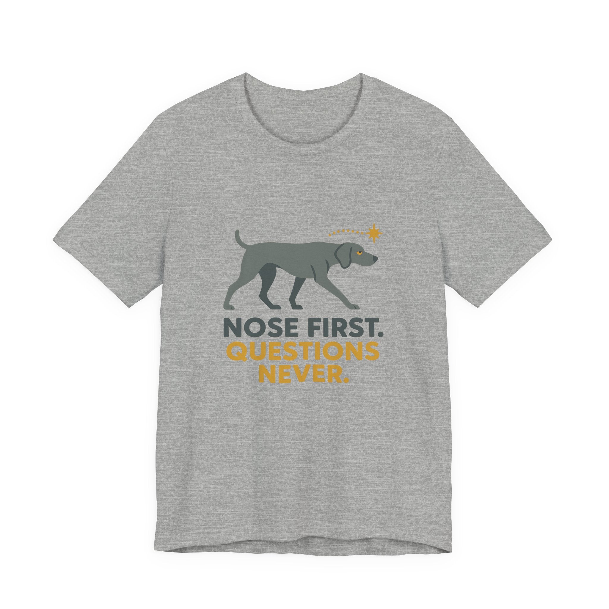 Weimaraner Nose First Tee