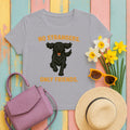 Flat-Coat No Strangers Only Friends Tee in Athletic Heather