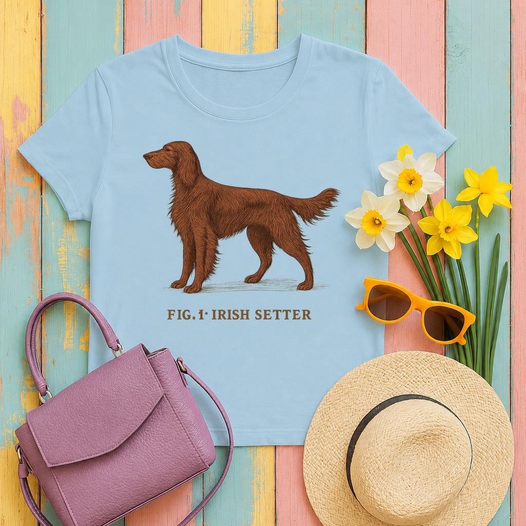 Irish Setter Fig. 1 Maximum Elegance T-shirt in Light Blue
