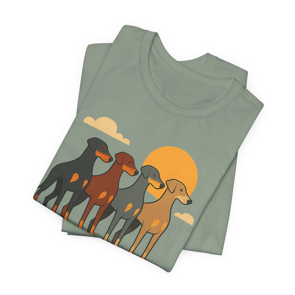 Doberman Four Colors One Attitude Tee