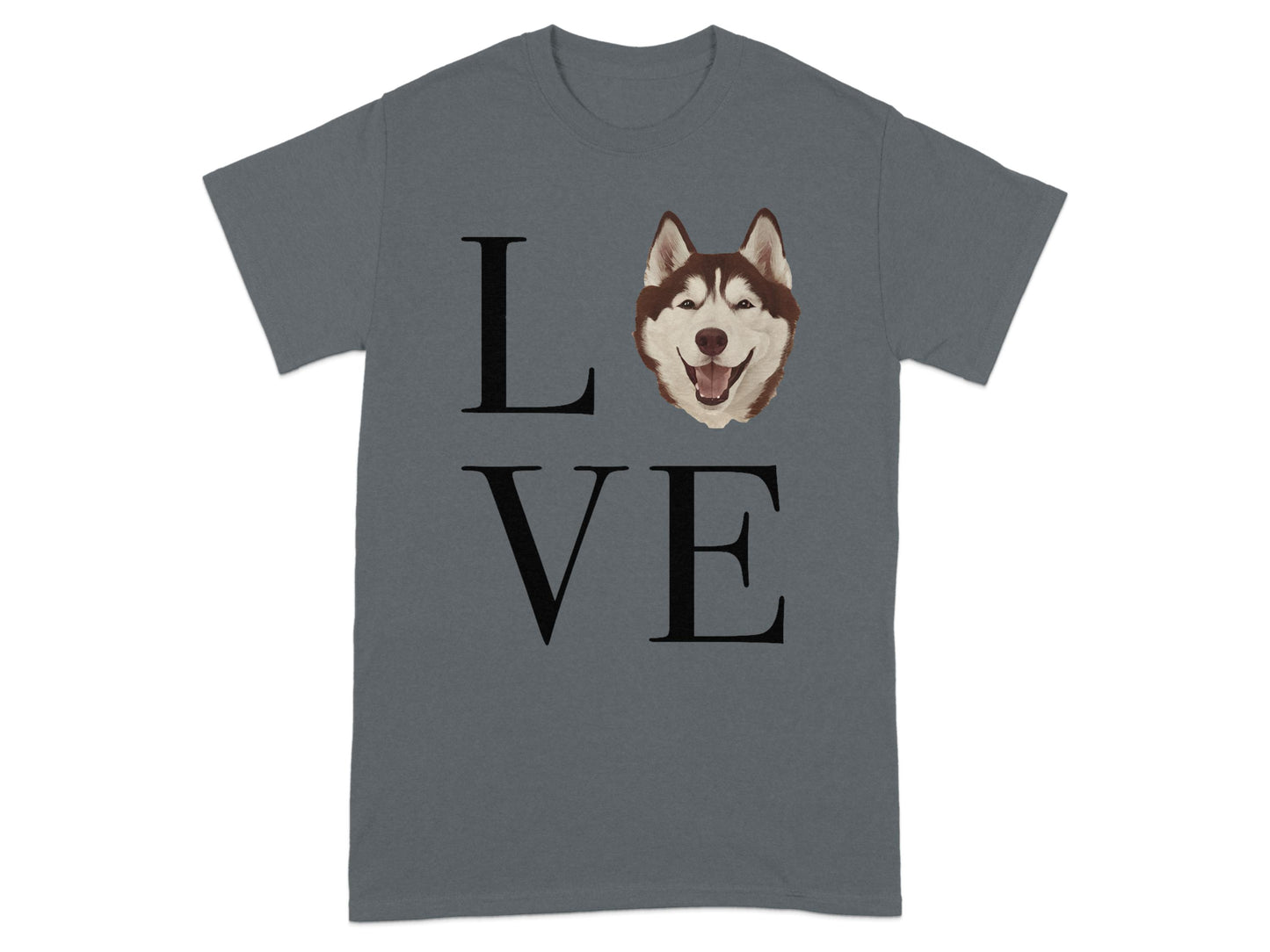 Adorable Husky Love Graphic T-shirt product