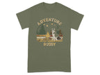 Adventure Buddy Dog Camping Graphic T-shirt product type