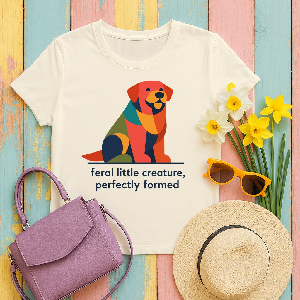 Labrador Retriever — Feral Little Creature Lab T-Shirt in Natural