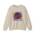 Unleash the Joy Dachshund Art Sweatshirt in Sand