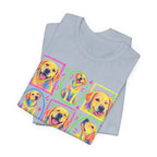 Neon Crayon Labrador Collage T-Shirt
