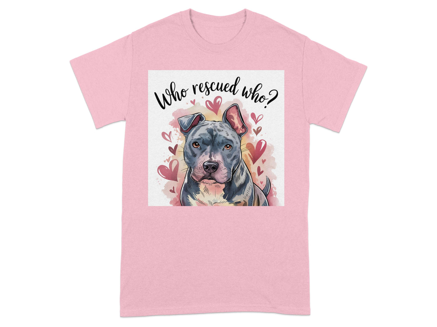 Who Rescued Who Graphic Print T-Shirt product