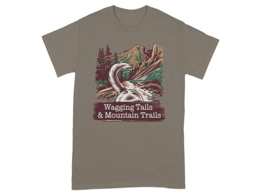 Wagging Tails Mountain Trails Graphic Tee product