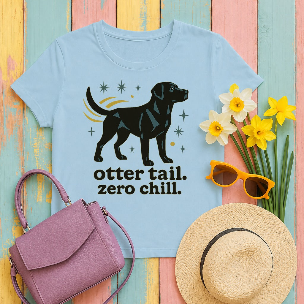 Black Lab Otter Tail Zero Chill T-shirt in Light Blue