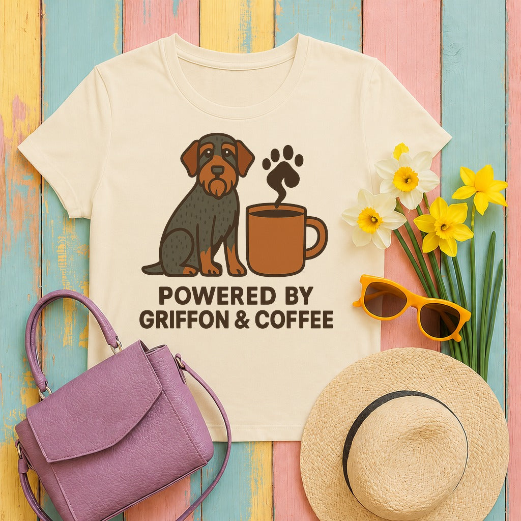 wpg powered-by-coffee-and-a-griffon tee flat lay hero v8