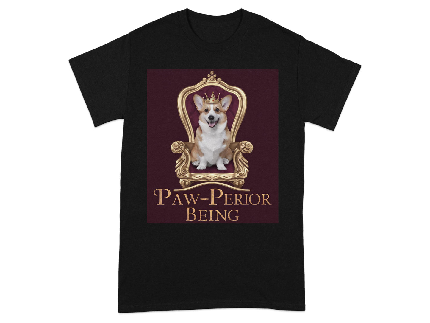 Royal Corgi Paw-Perior Being Graphic T-Shirt product