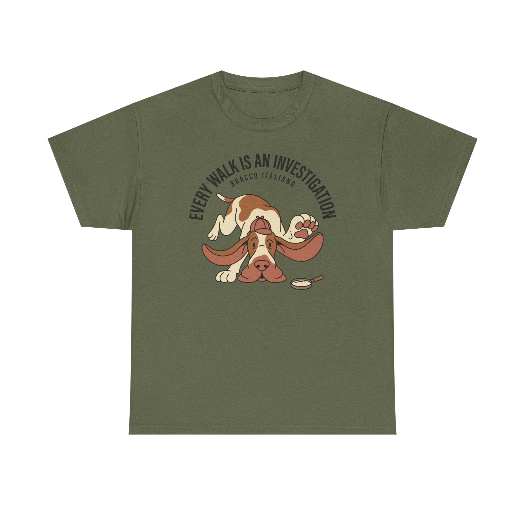 Bracco Italiano Detective Walk T-Shirt