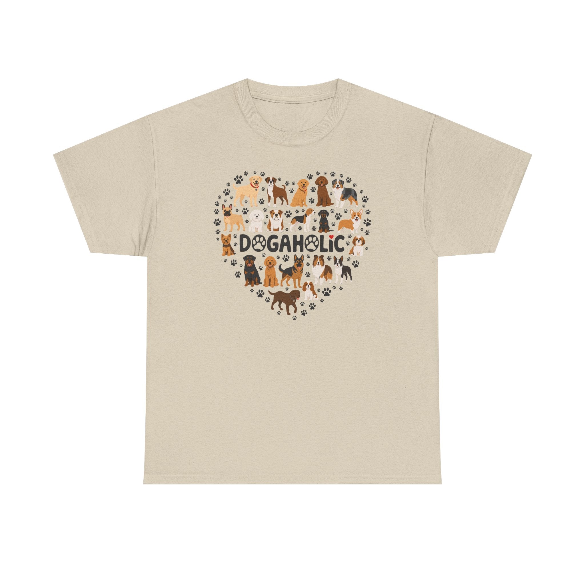 Dogaholic Heart of Paws T-Shirt