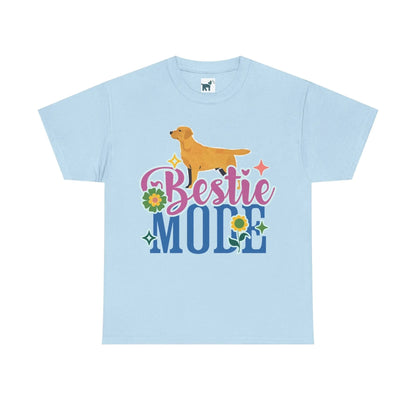 Yellow Labrador Bestie T Shirt Light Blue T-shirt