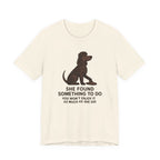 Irish Water Spaniel She Found Something To Do Tee