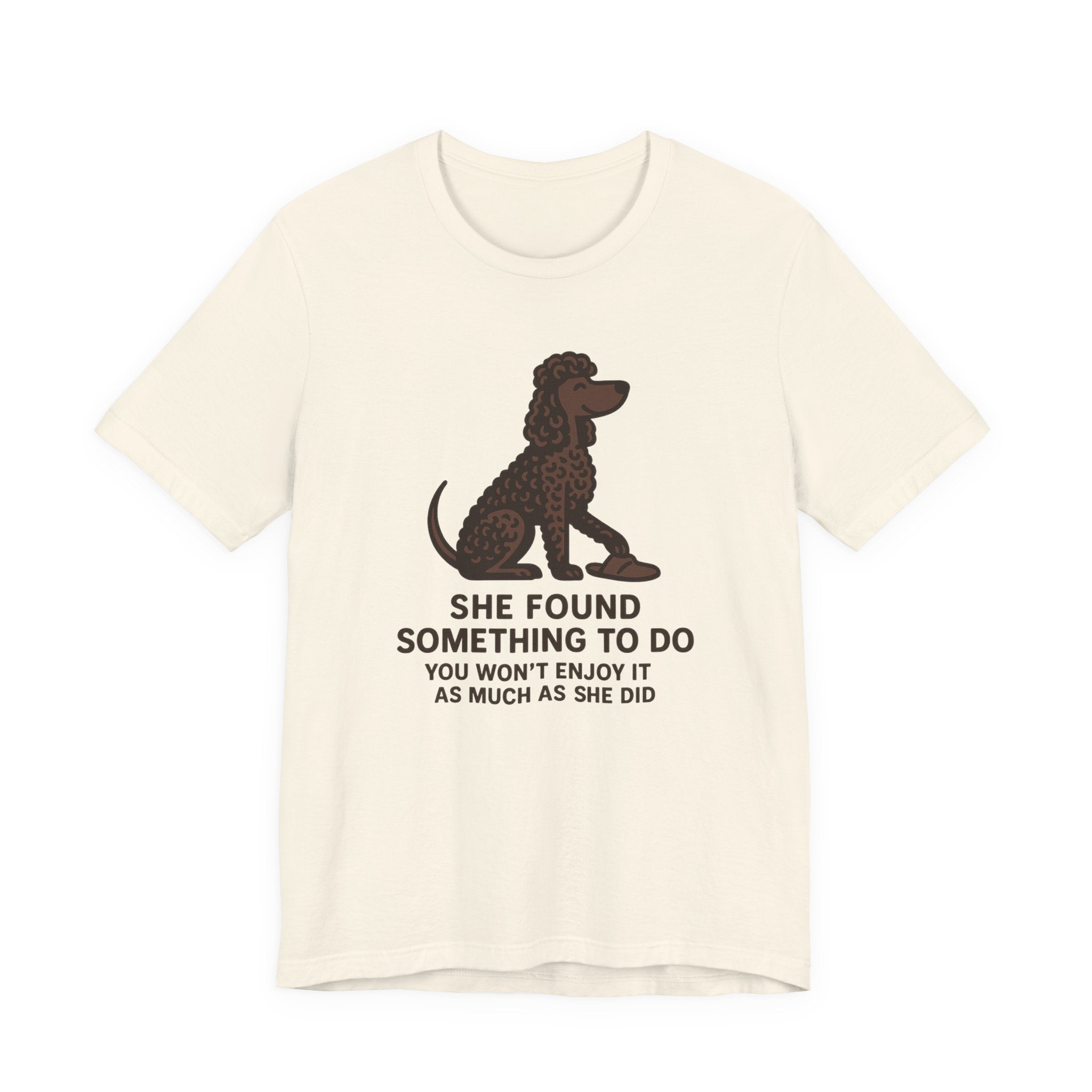 Irish Water Spaniel She Found Something To Do Tee