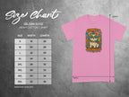 Groovy Frenchie Dog Graphic Print Pink T-Shirt