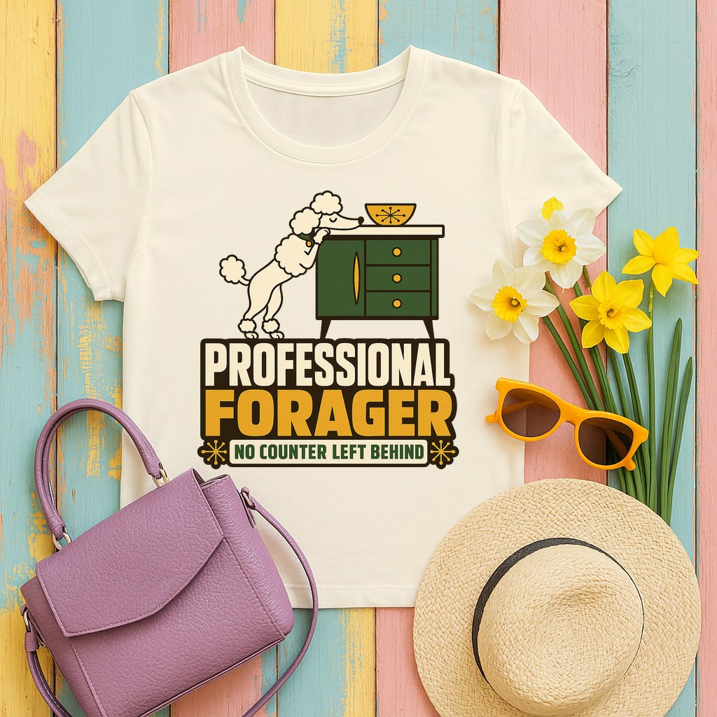 Professional Forager Poodle T-Shirt in Natural