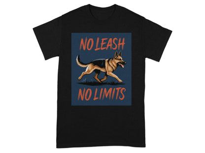 German Shepherd No Leash No Limits T-Shirt product