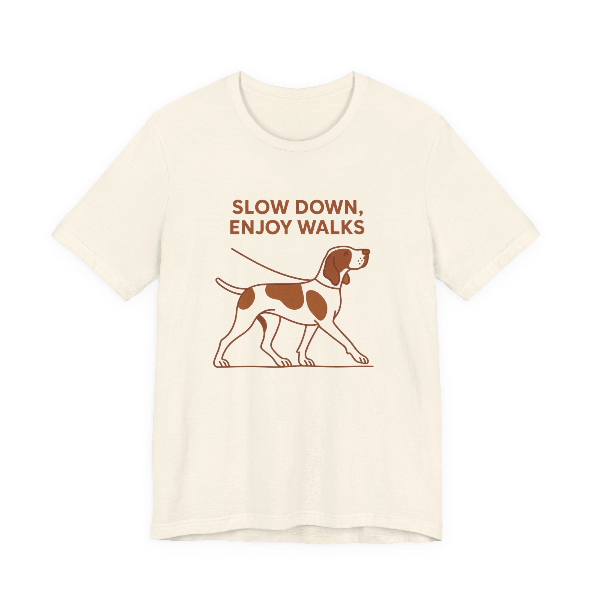Bracco Italiano Slow Down Enjoy Walks Tee