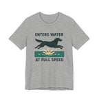 Flat-Coat Enters Water at Full Speed Tee