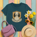 english setter good-girl-club tee flat lay hero