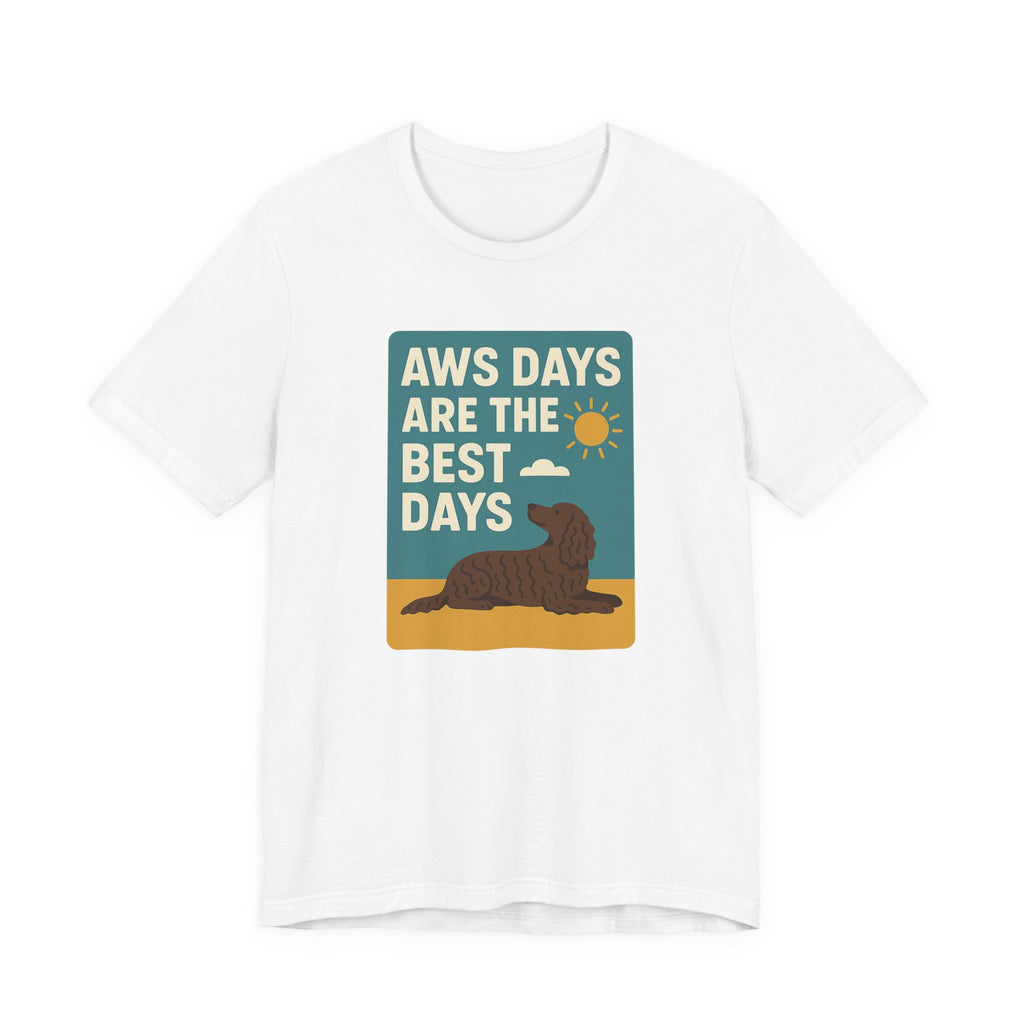 American Water Spaniel AWS Days Are The Best Days Tee