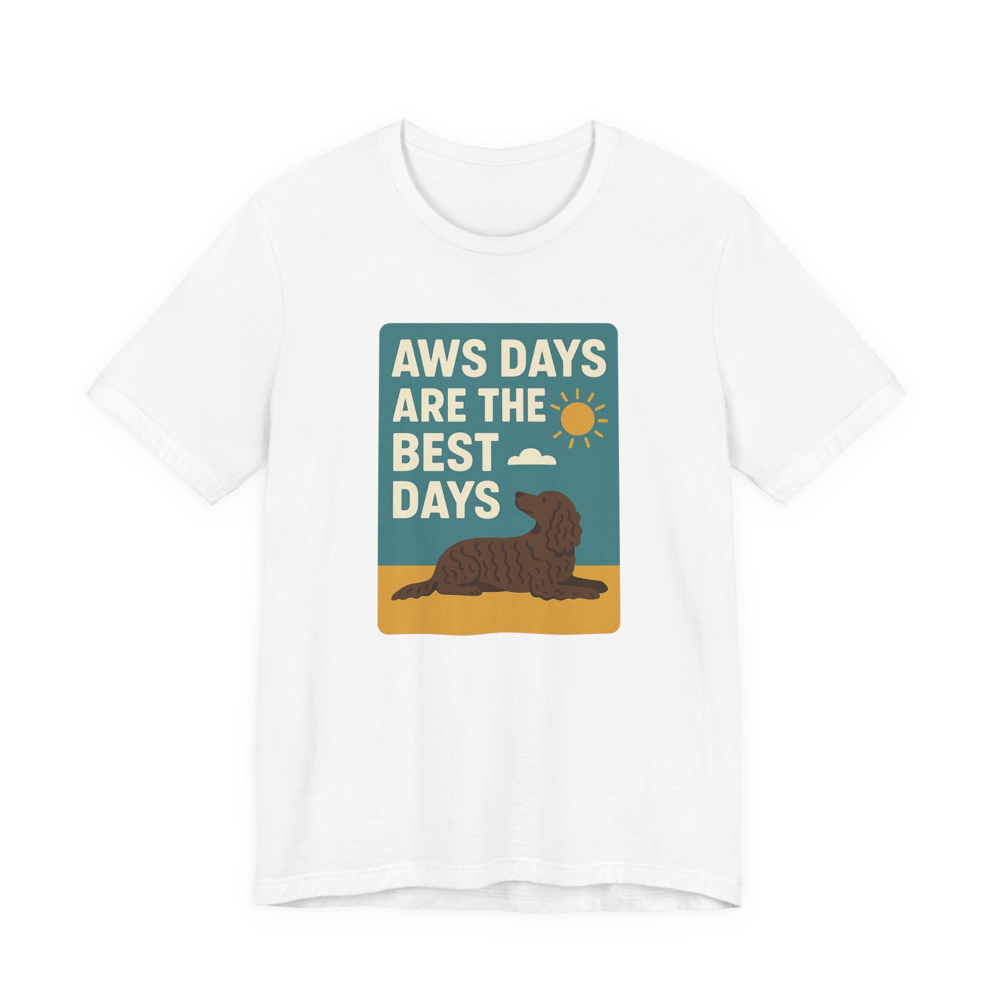 American Water Spaniel AWS Days Are The Best Days Tee