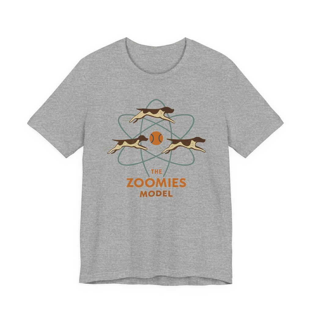 German Shorthaired Pointer Zoomies Atomic Model Tee
