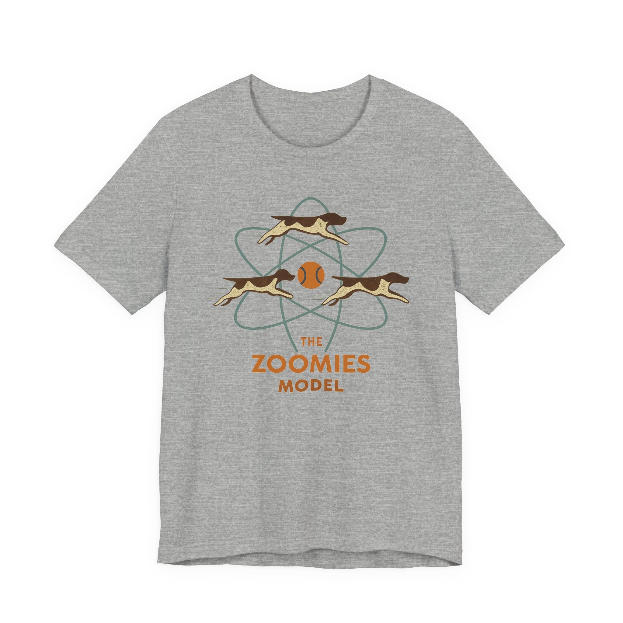 German Shorthaired Pointer Zoomies Atomic Model Tee