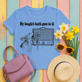 My Beagle's Bark Goes To Eleven Amplifier T-Shirt in Carolina Blue