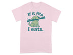 If It Fits I Eats Funny Dog Graphic T-Shirt